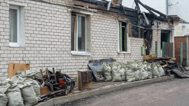 Professional Fire Damage Repair technician working in Lake Mary, FL